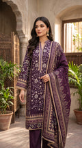 Purple linen
