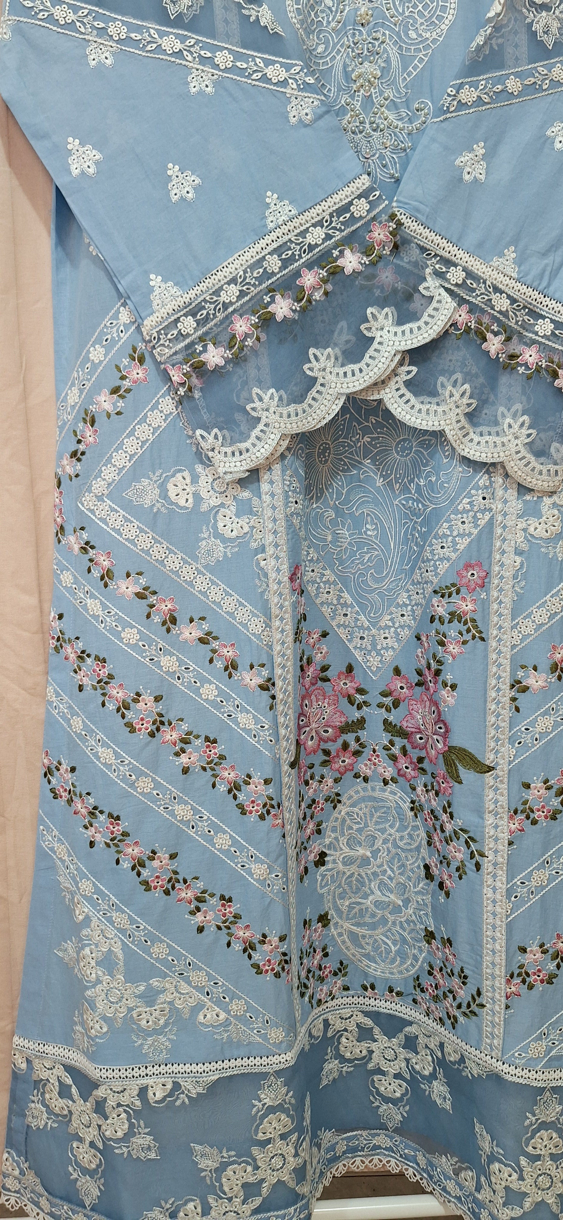 SkyBlue Orgenza sleeves