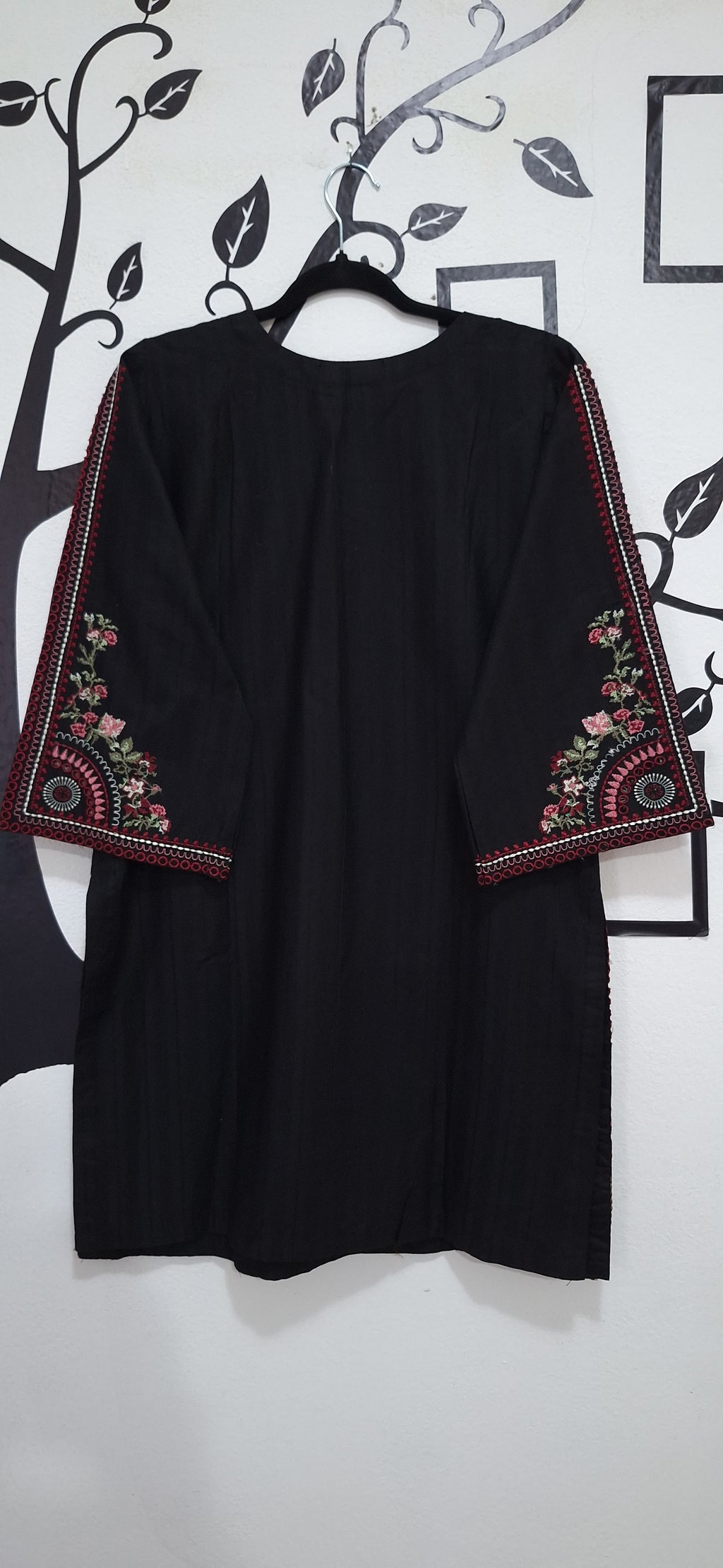 Multi Black embroidered