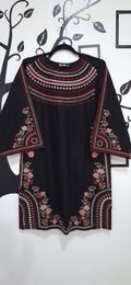 Multi Black embroidered