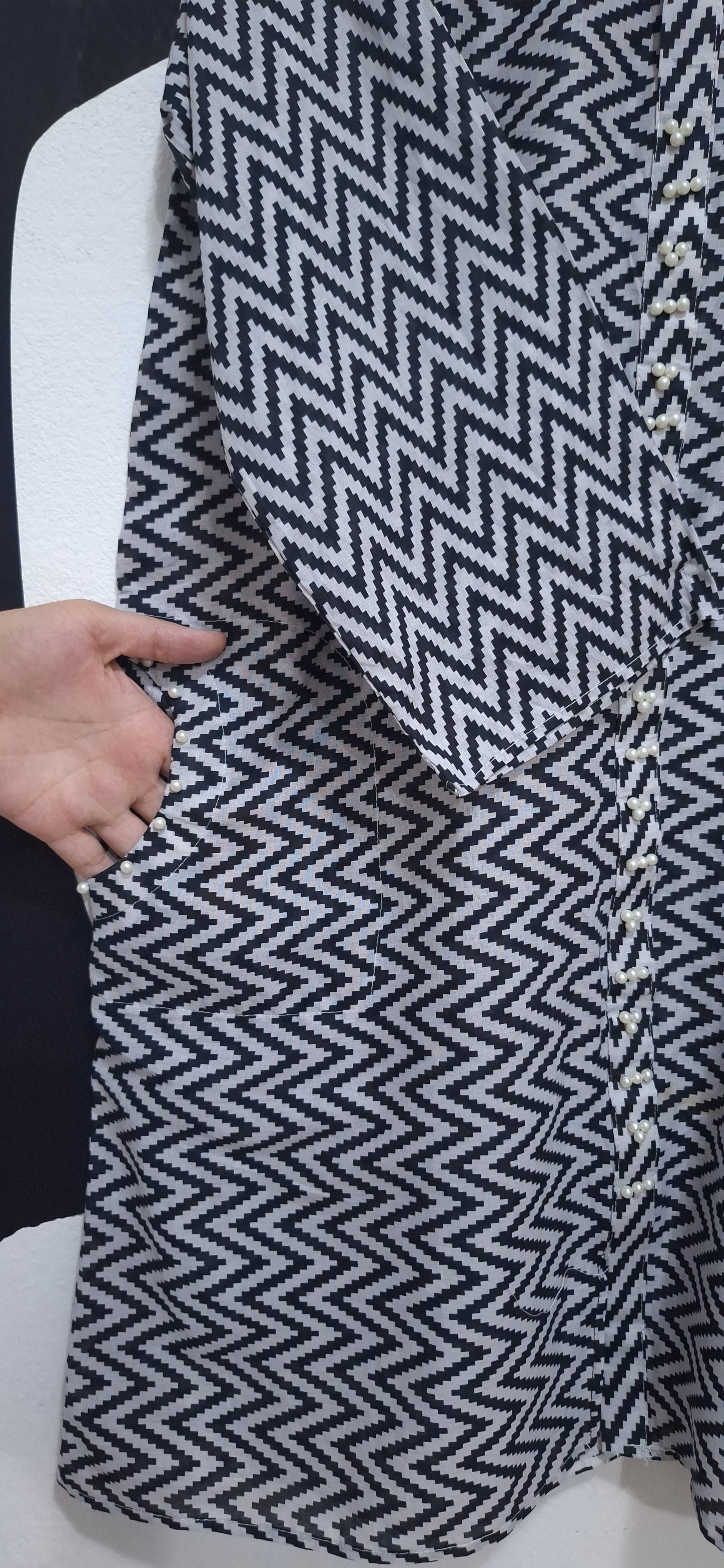Zigzag pocket
