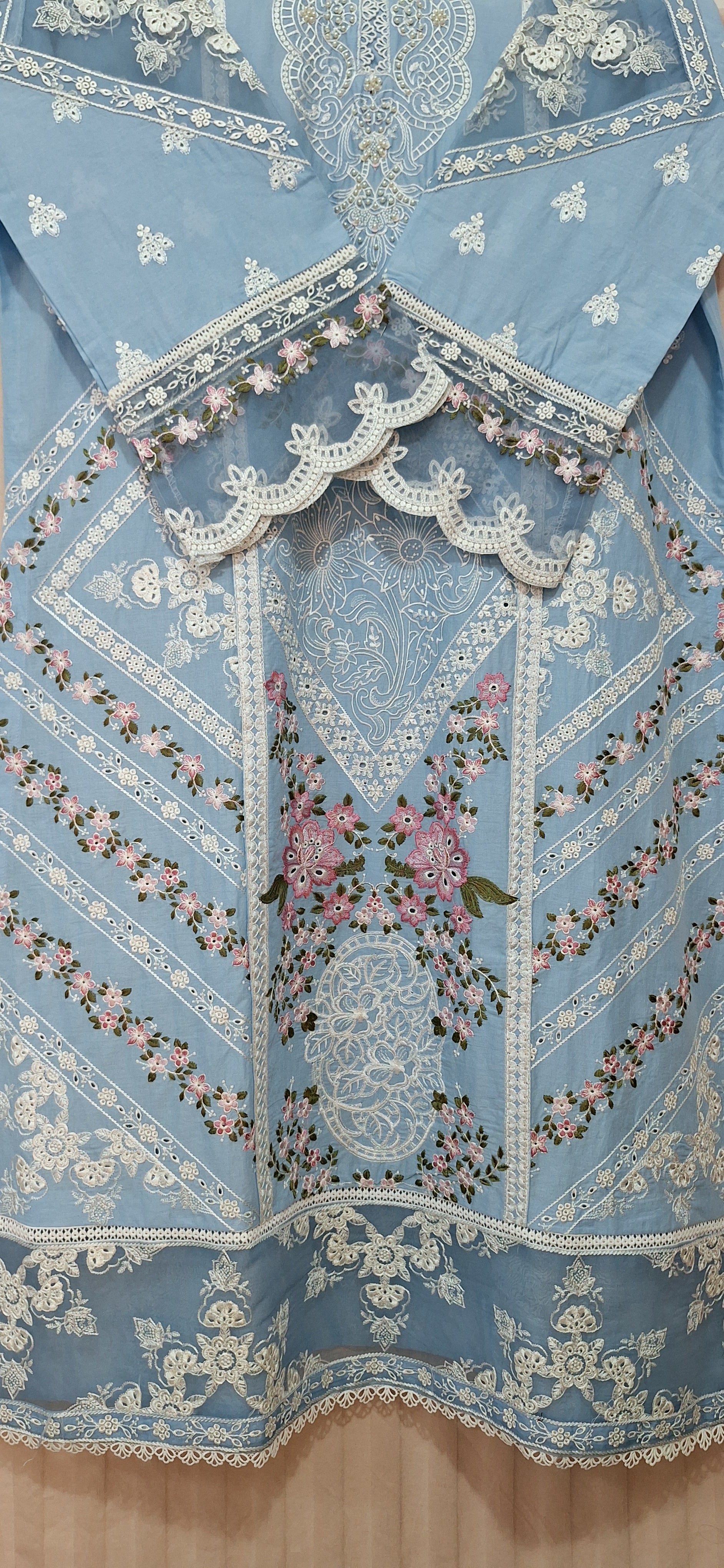 SkyBlue Orgenza sleeves